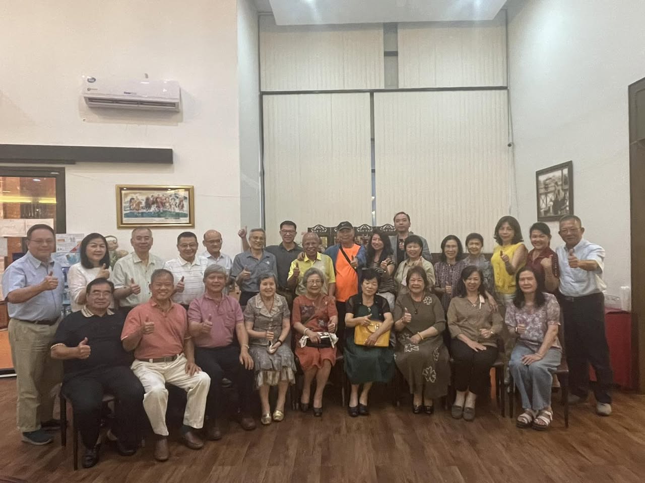 北欖前會長餐敘（黃正吉、鄭國泰前會長作東）